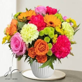Bouquet de fleurs coloré